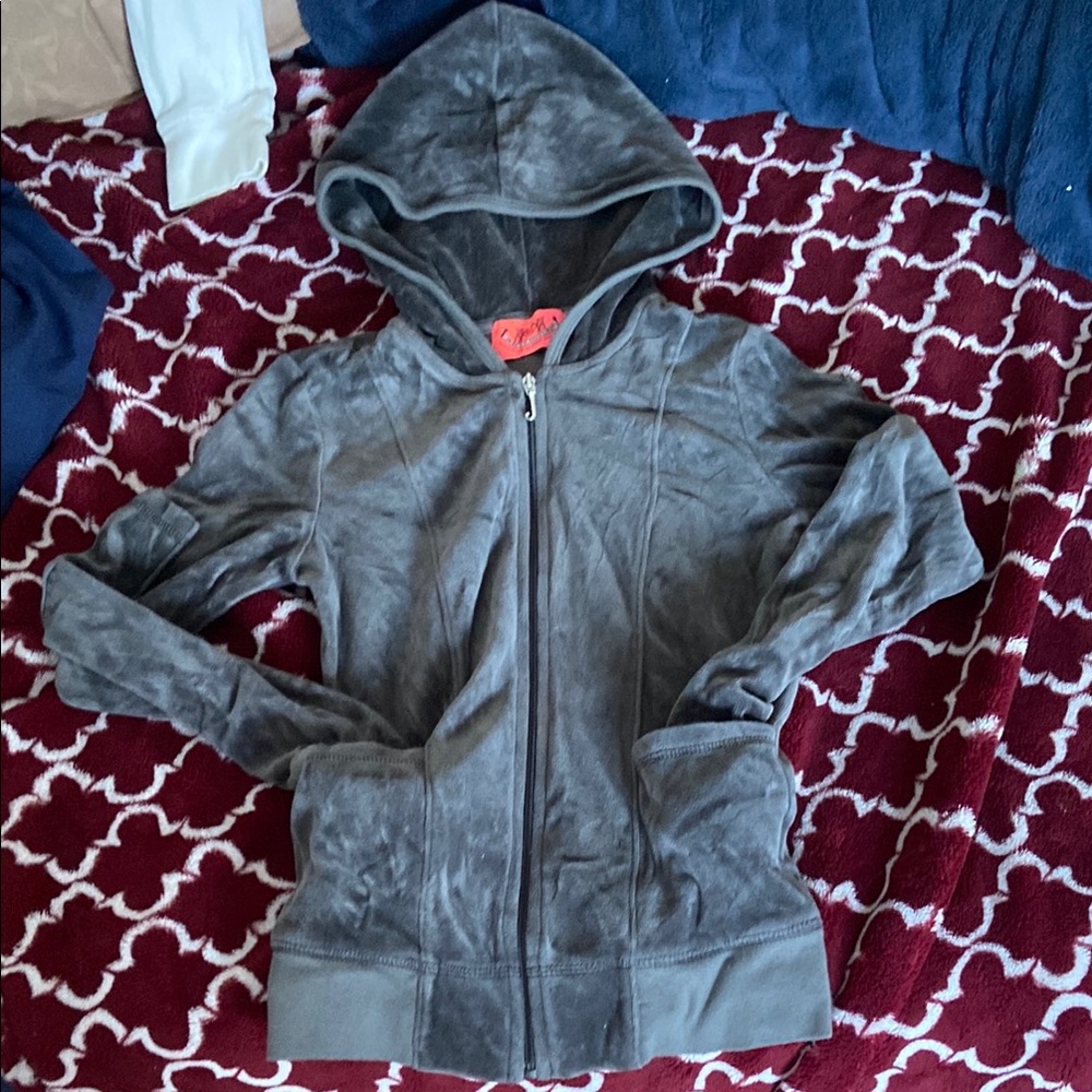 Gray Hoodie Jacket
